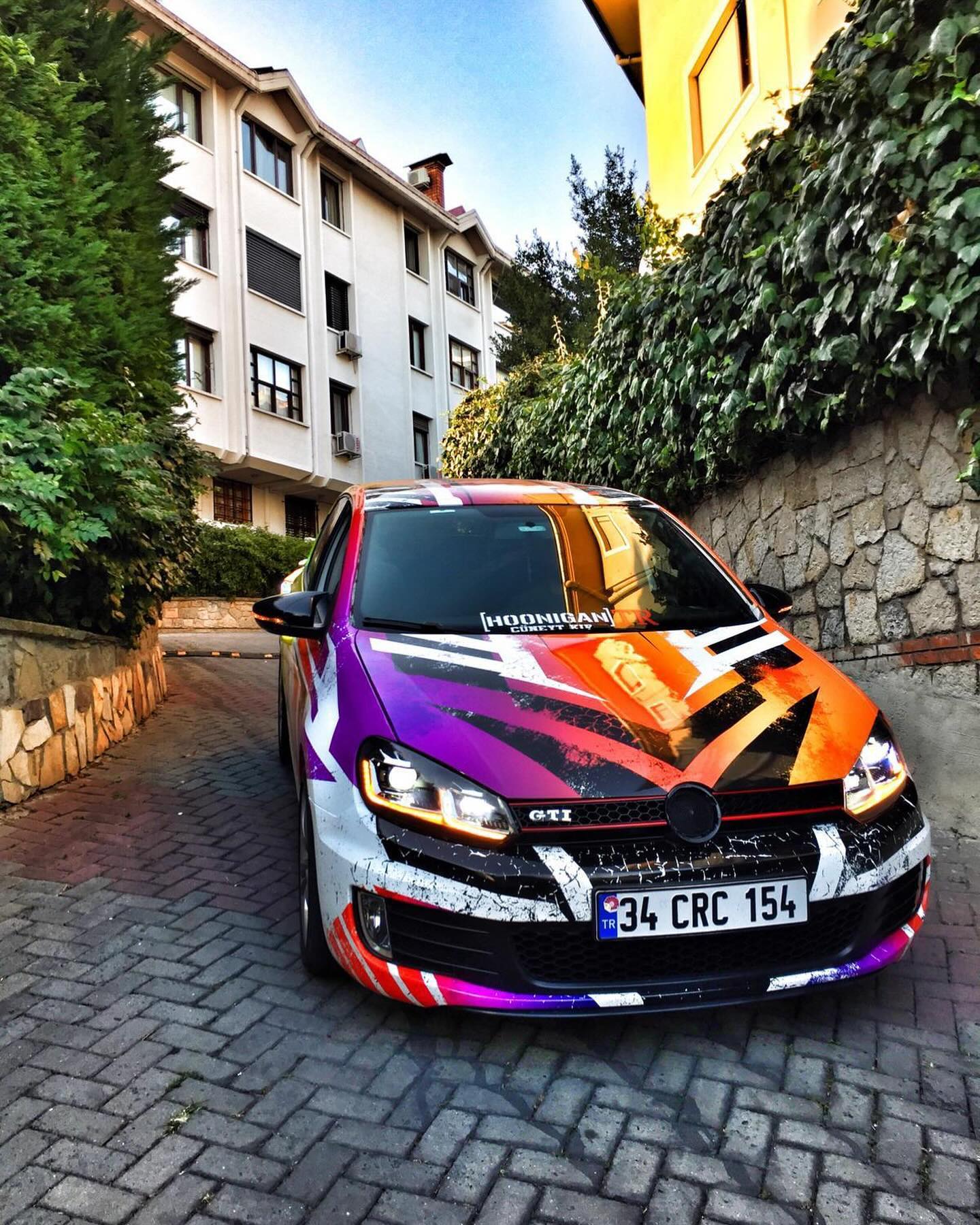 VW Golf renkli kaplama