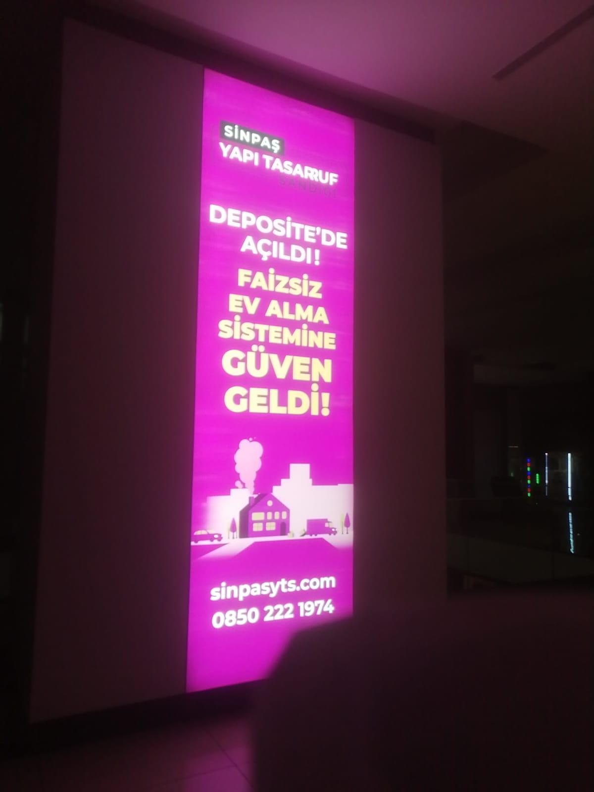 Sinpaş Işıklı Pano